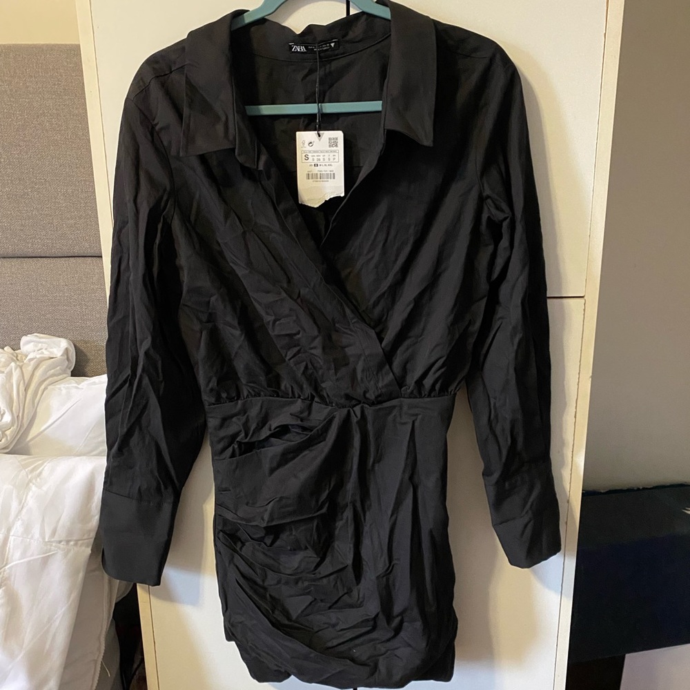 Zara small black dress